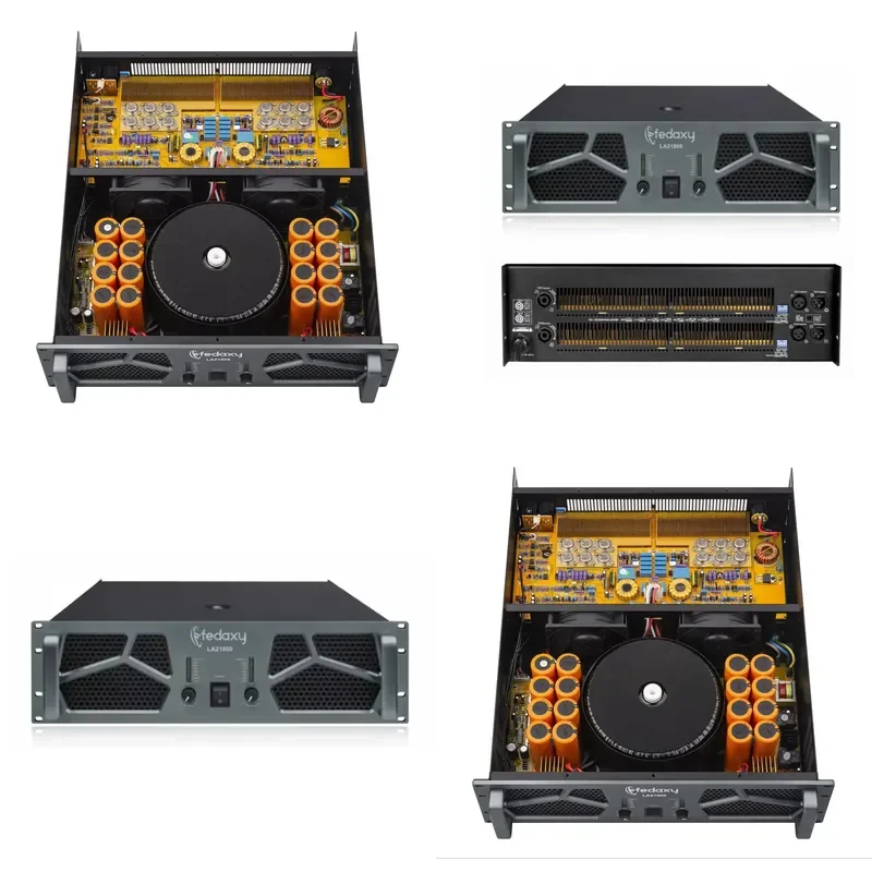 for Dragonstage Professional Speaker System TD 3U Class High Power Amplifier 2 Channel 1800W for Crown Guangzhou Factory