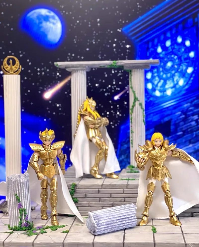 

Original Blk Blokees Saint Seiya- Taurus Pegasus Sagittarius - Assembled Collectible Action Figure Set Toys Kids Christmas Gift
