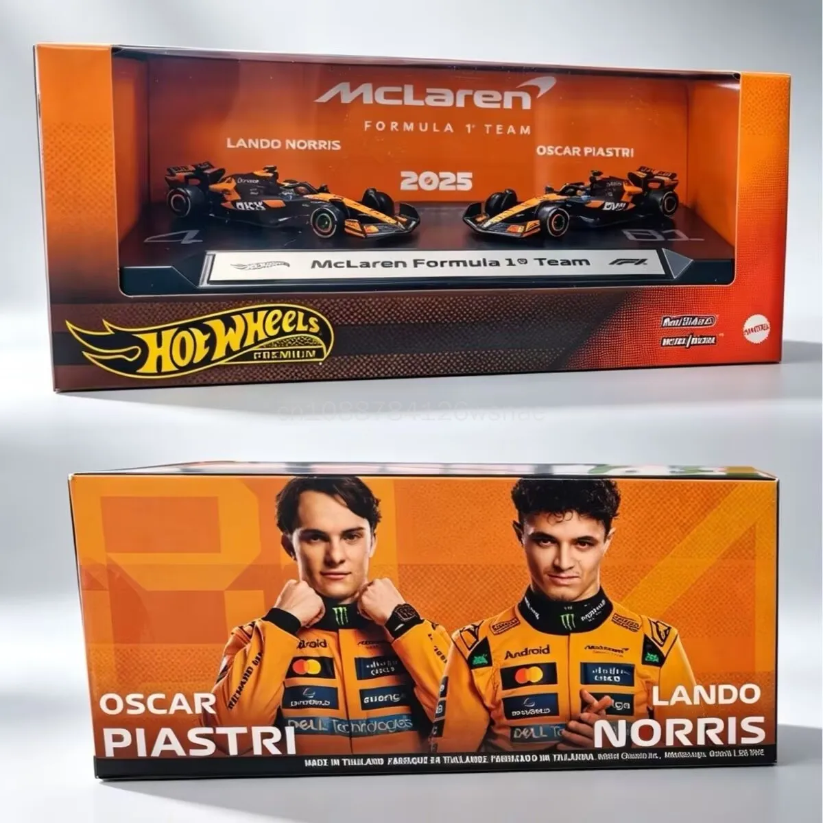 Hot Wheels Original Automotive Culture Series 1/64 F1 Mercedes-Benz Red Bull Team 2025 Diecast Collectible Racing Two-Piece Set