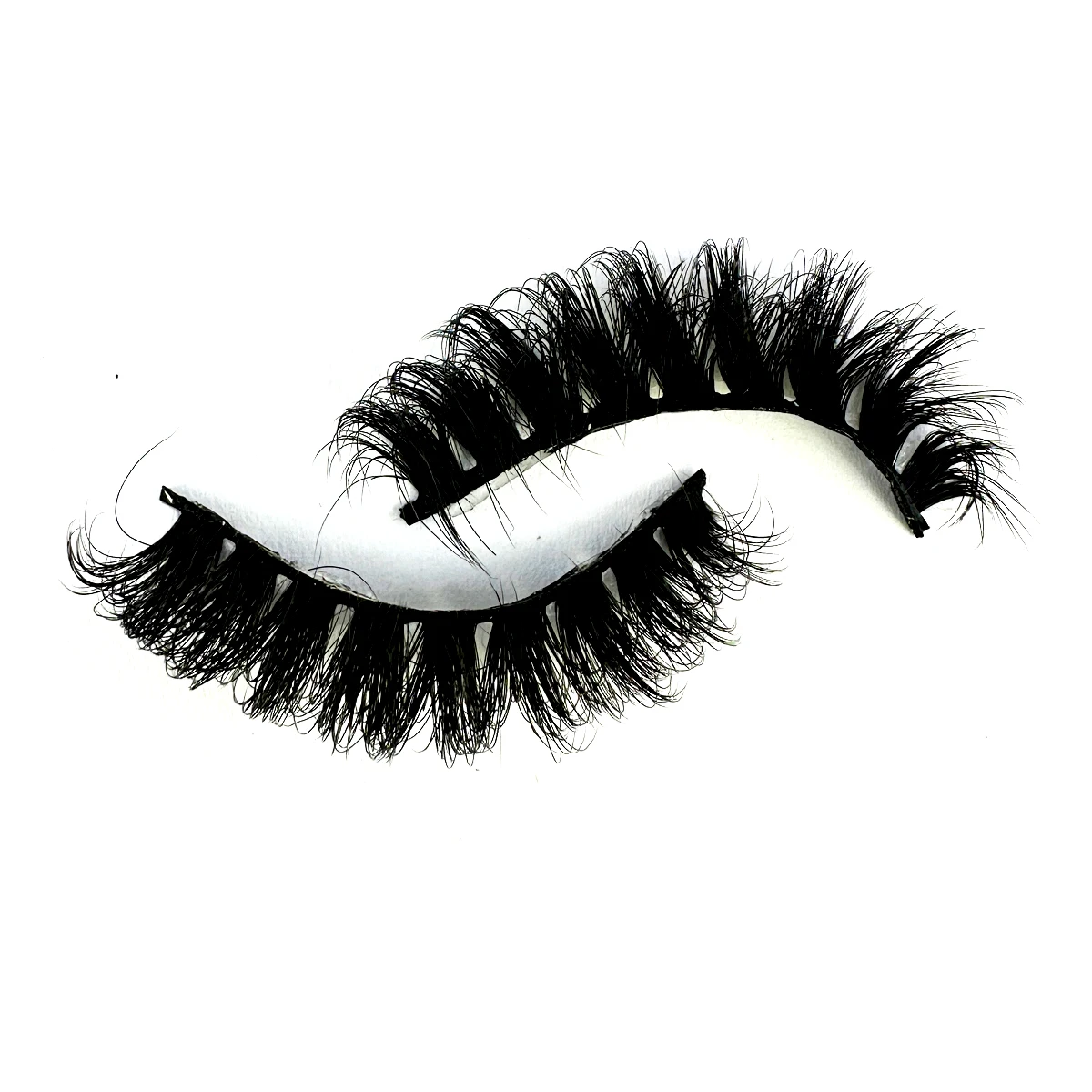 3D Mink Lashes Faux Mink Fluffy Lash 5 Pairs False Eyelashes Cat Eye Thick Mink Lashes D+Curl 5D Fluffy Short Natural FakeLashes