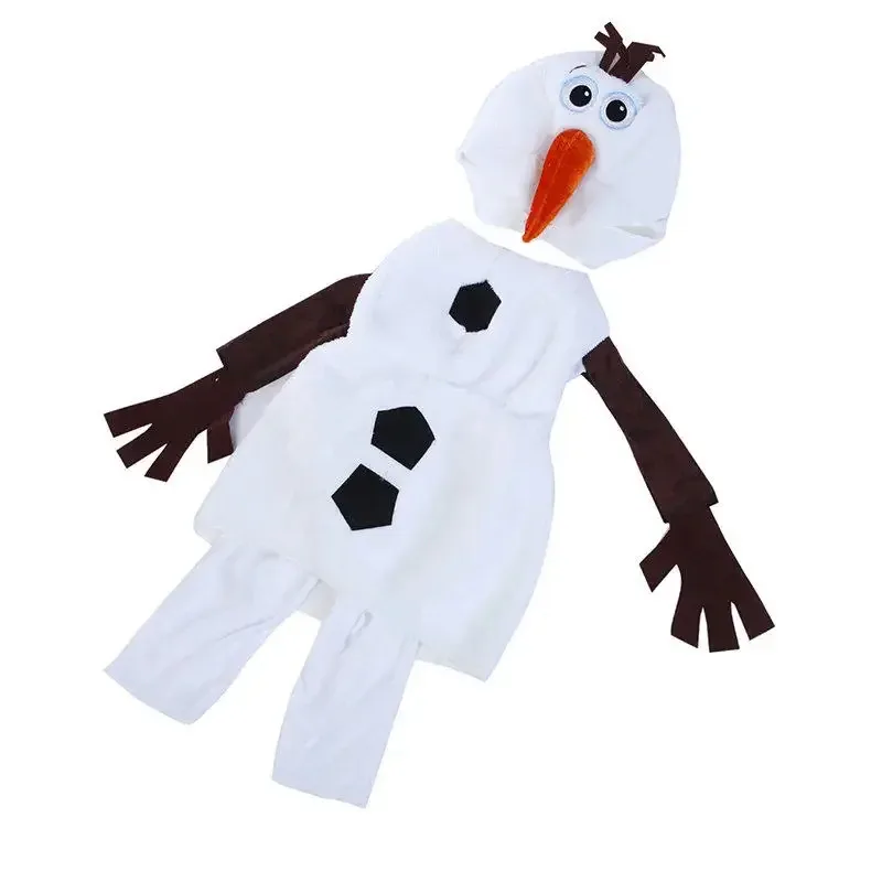 Girl Halloween Costumes Child Comfy Deluxe Plush Adorable Olaf Cosplay Toddler Favorite Cartoon Movie Snowman Party Dress-up