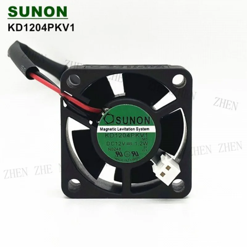 Y For SUNON KD1204PKV1 12V 1.2W 7200Rpm 4020 4CM Two-wire Magnetic Suspension Fan