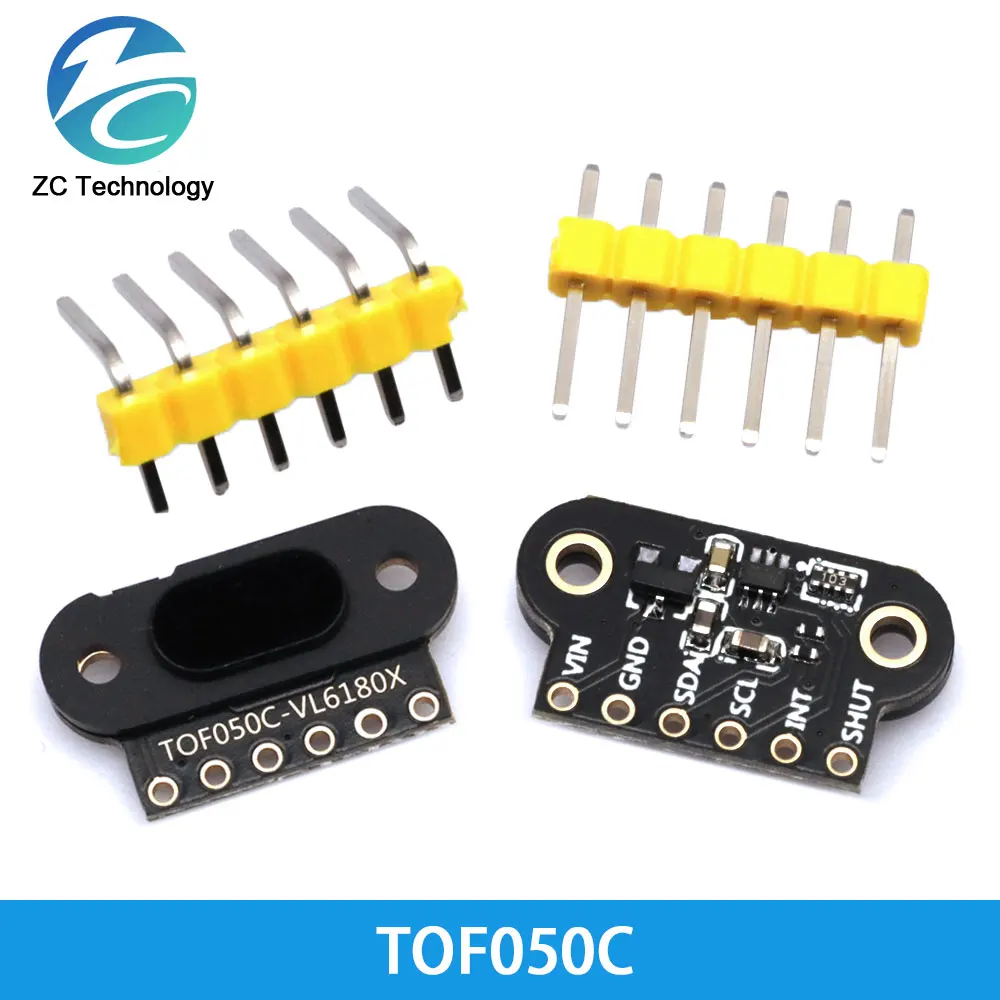 TOF050C 200C 400C Laser Ranging SensorModule TOF Time-of-flight distance IIC output for arduino VL6180 VL53L0X VL53L1X