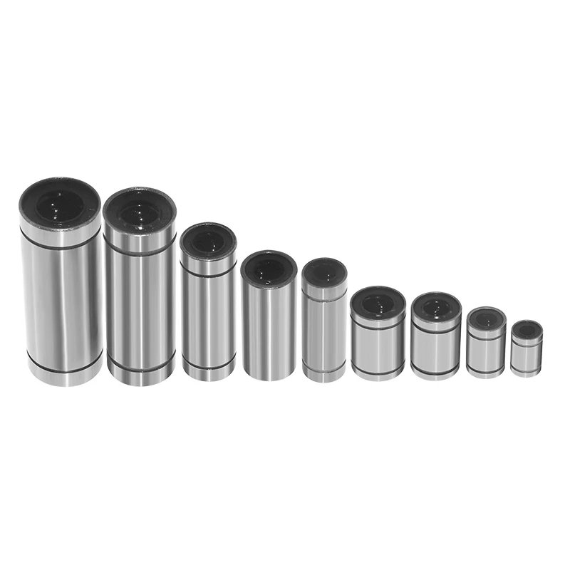 Linear Ball Bearings LM6LUU LM8LUU LM10LUU LM12LUU 6mm 8mm 10 Part Bush Bushing 3D Printers Parts Aluminum Accessories