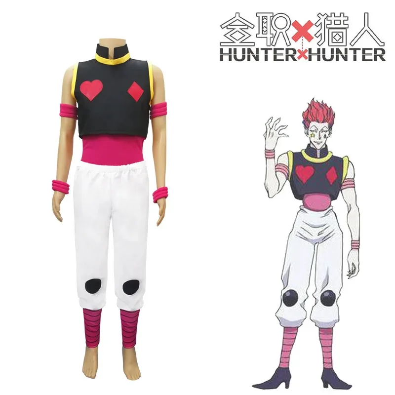 Disfraz de Cosplay de X HUNTER Kurapika Hisoka Gon Freecss Illumi Zoldyck Machi Shalnark, ropa de Anime de todas las series, 8'm6,