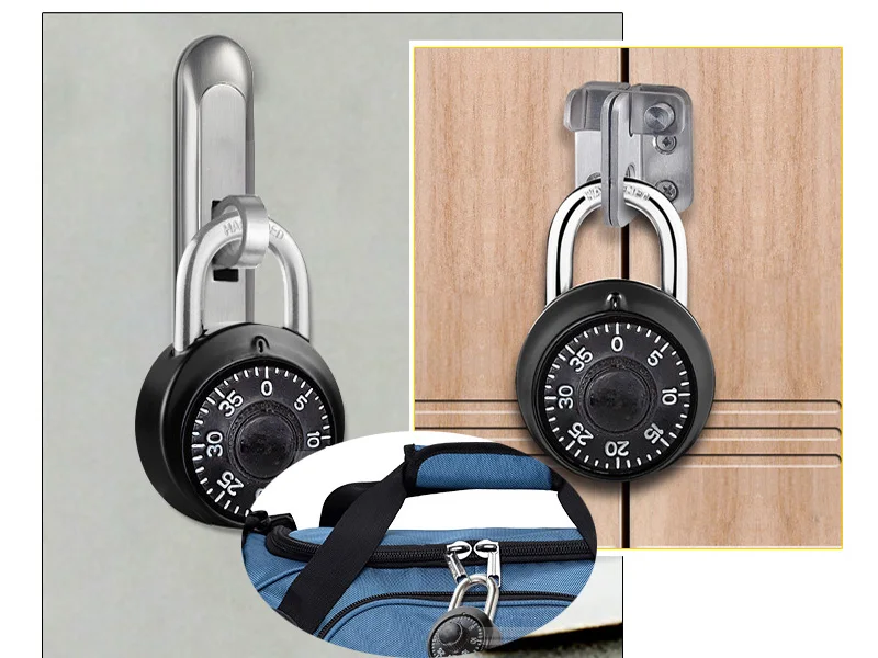 MasterLock Rotate Password Combination Lock Creative Codegym Padlock Student Dormitory Locker Travel Luggage Suitcase Locks