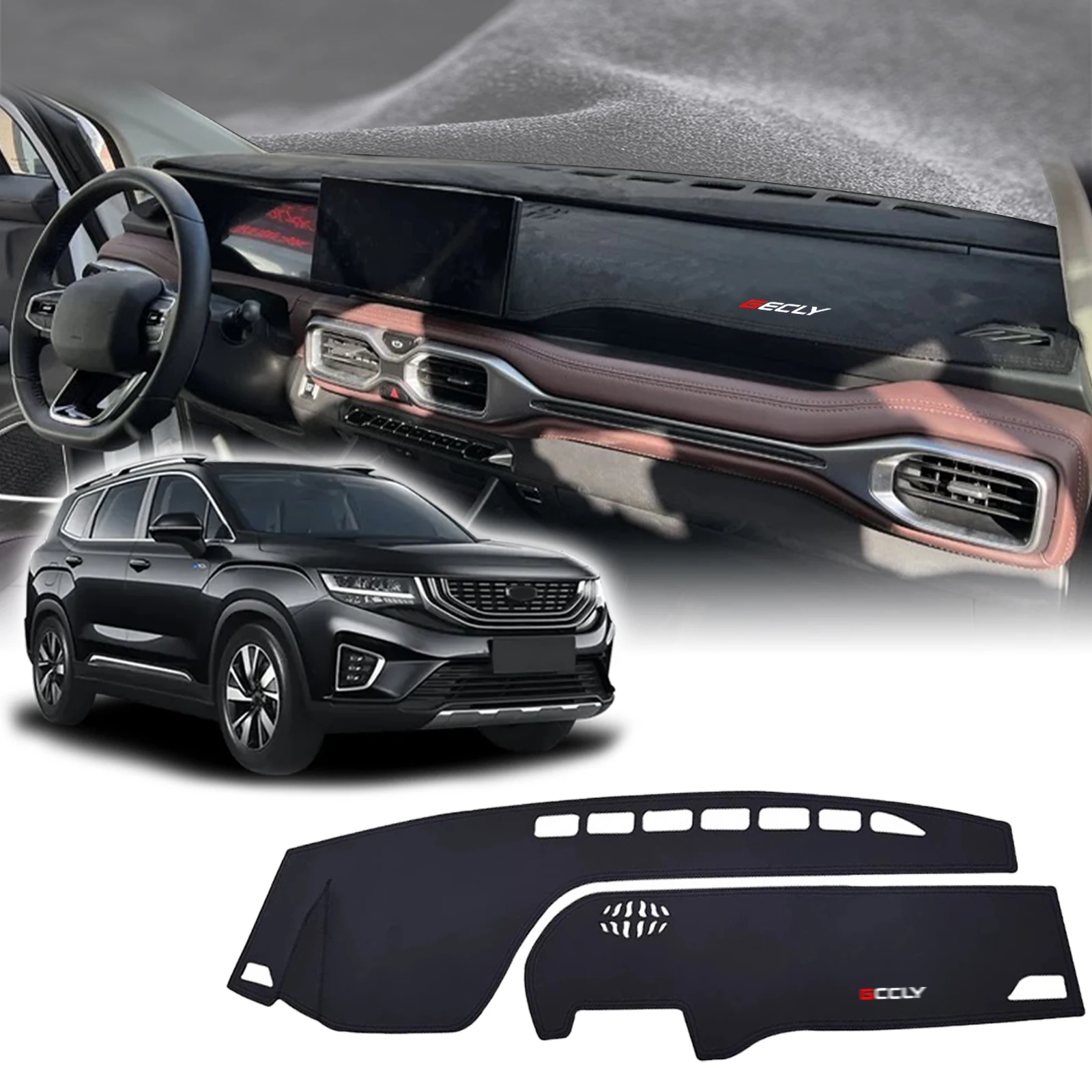 

fit for Geely Okavango 2024 2023 LHD Dashmat DashMat Sunshade Dashboard Cover Pad Protective Carpet Car Accessories