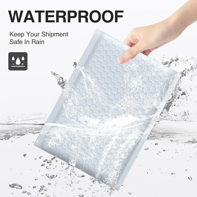 White Self-Sealing Bubble Envelopes Bag Waterproof Mailers Shipping Envelope Pouch Packaging Bags Storage Organizer Wholesale