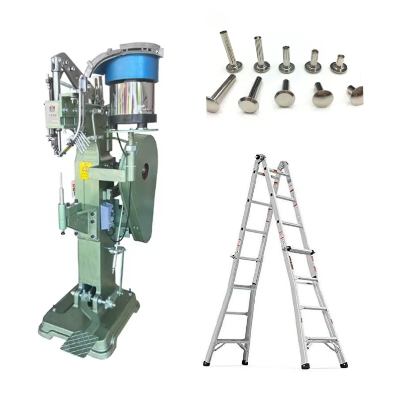 For *# JZ-988DX-1 High Speed Electric Semi Automatic Tubular Riveting Machine For Aluminum Extension Step Ladder Clamp