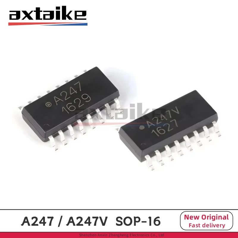 

10PCS A247 A247V SOP16 ACPL-247 ACPL-247-560E ACPL-247-500E SMD IC DC Input Multi-Channel Half-Pitch Phototransistor Optocoupler