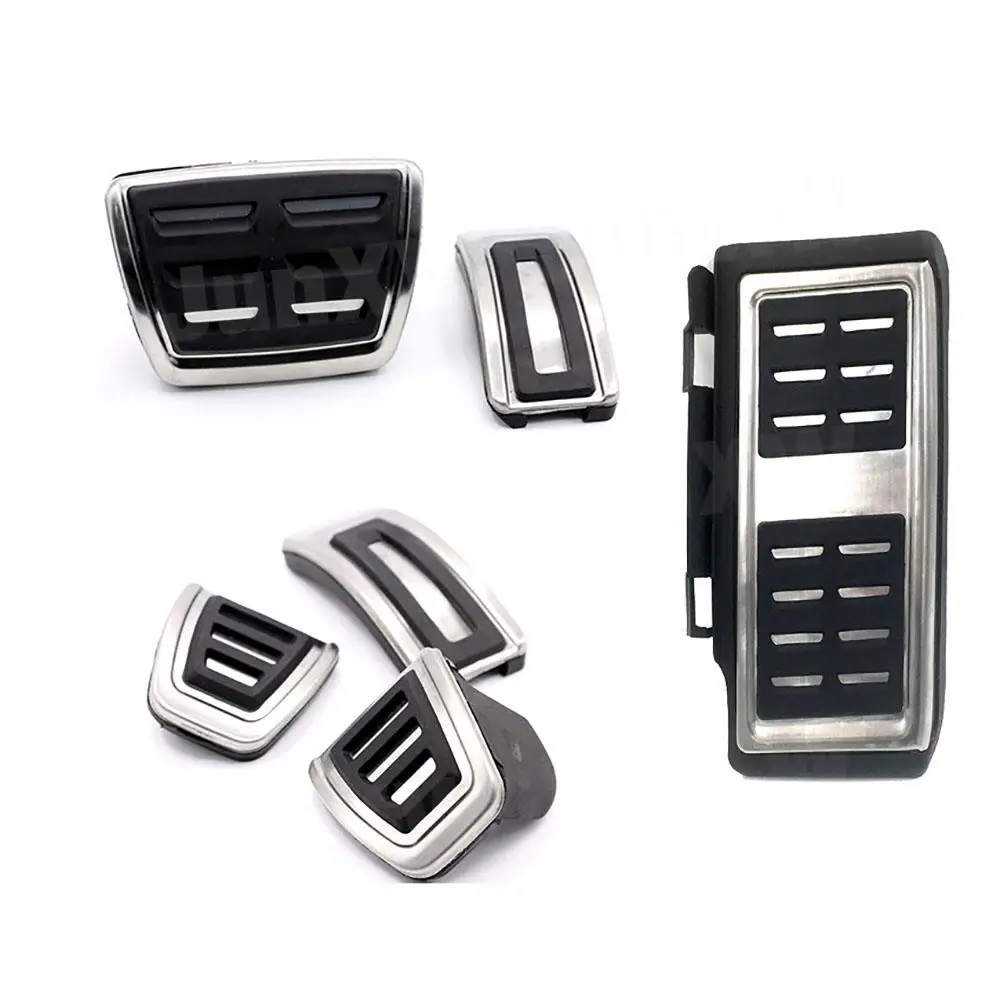 Car Foot Pedal Pads Covers for Volkswagen Golf 7 Golf 8 Magotan Tiguan L Audi A3 Inner Parts Accessories Foot Brake Rest Pedals