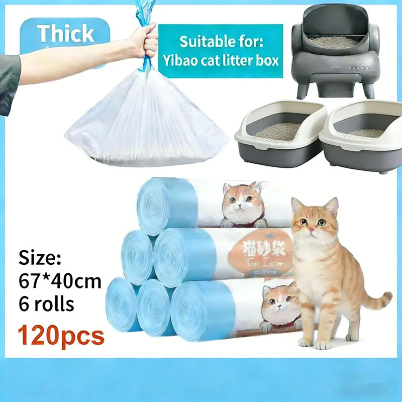 For Neakasa M1 Self-cleaning Litter Box Thick Drawstring Open-top Litter Collect Bag Liner