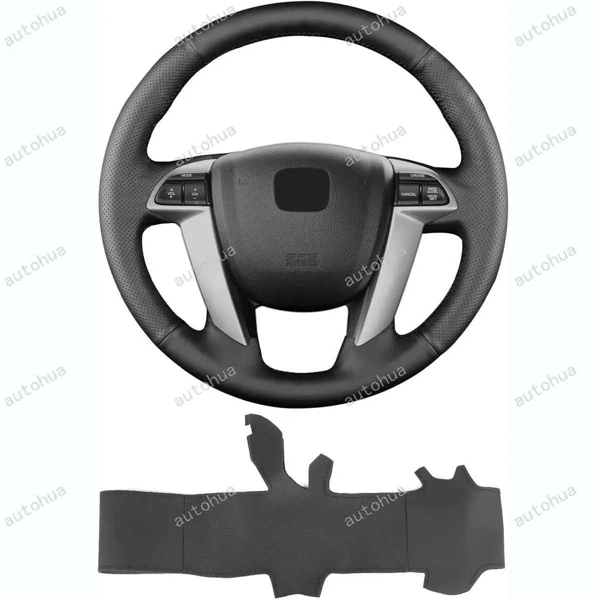 

Steering Wheel Cover for Honda 2008 Accord LX-P EX EX-L V6 Sedan/2009 2012 Pilot/2011 Accord/2011 2012 Odyssey