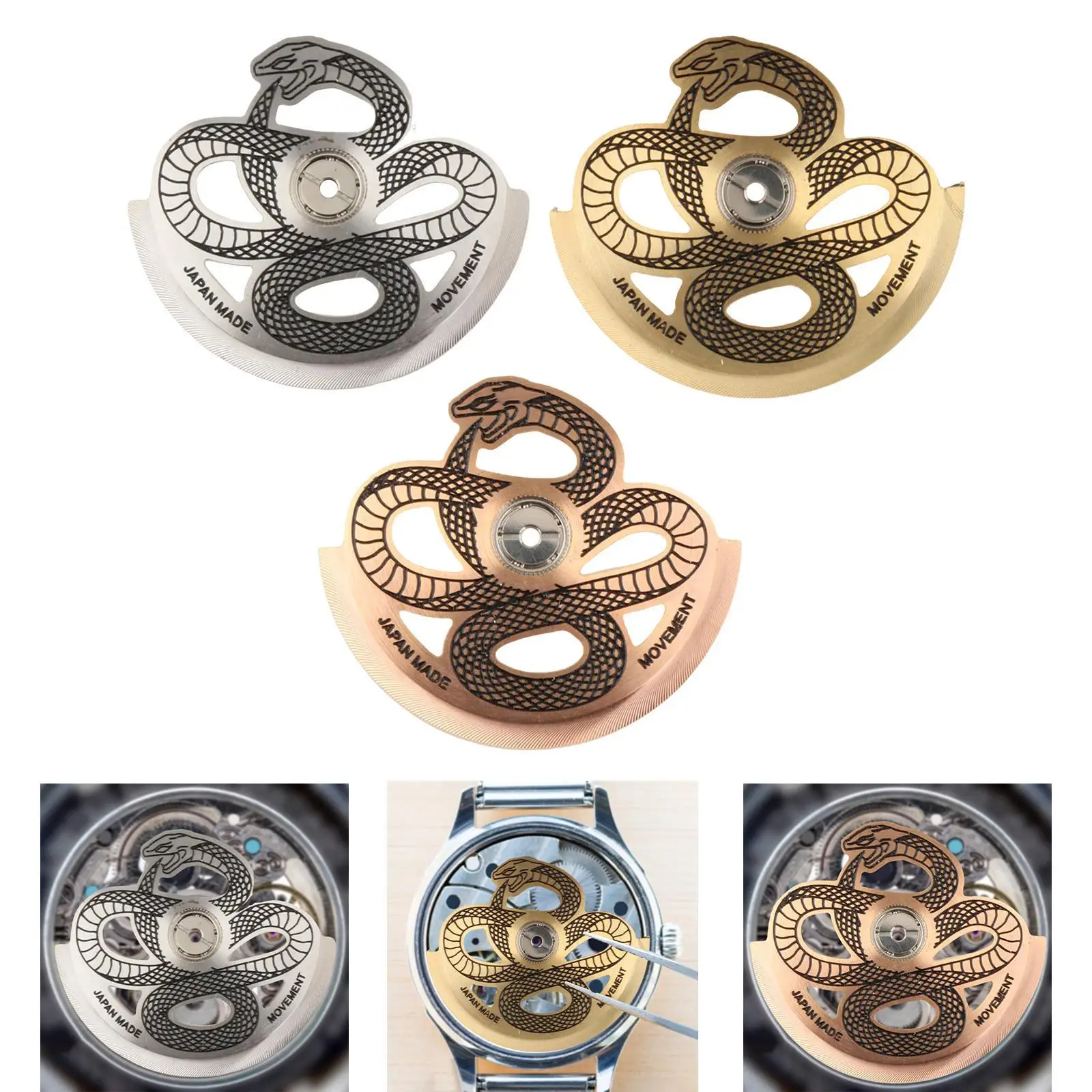 ساعة حركة الدوار استبدال المطرقة التلقائية الدوار ل NH36 NH39 7S36 #3