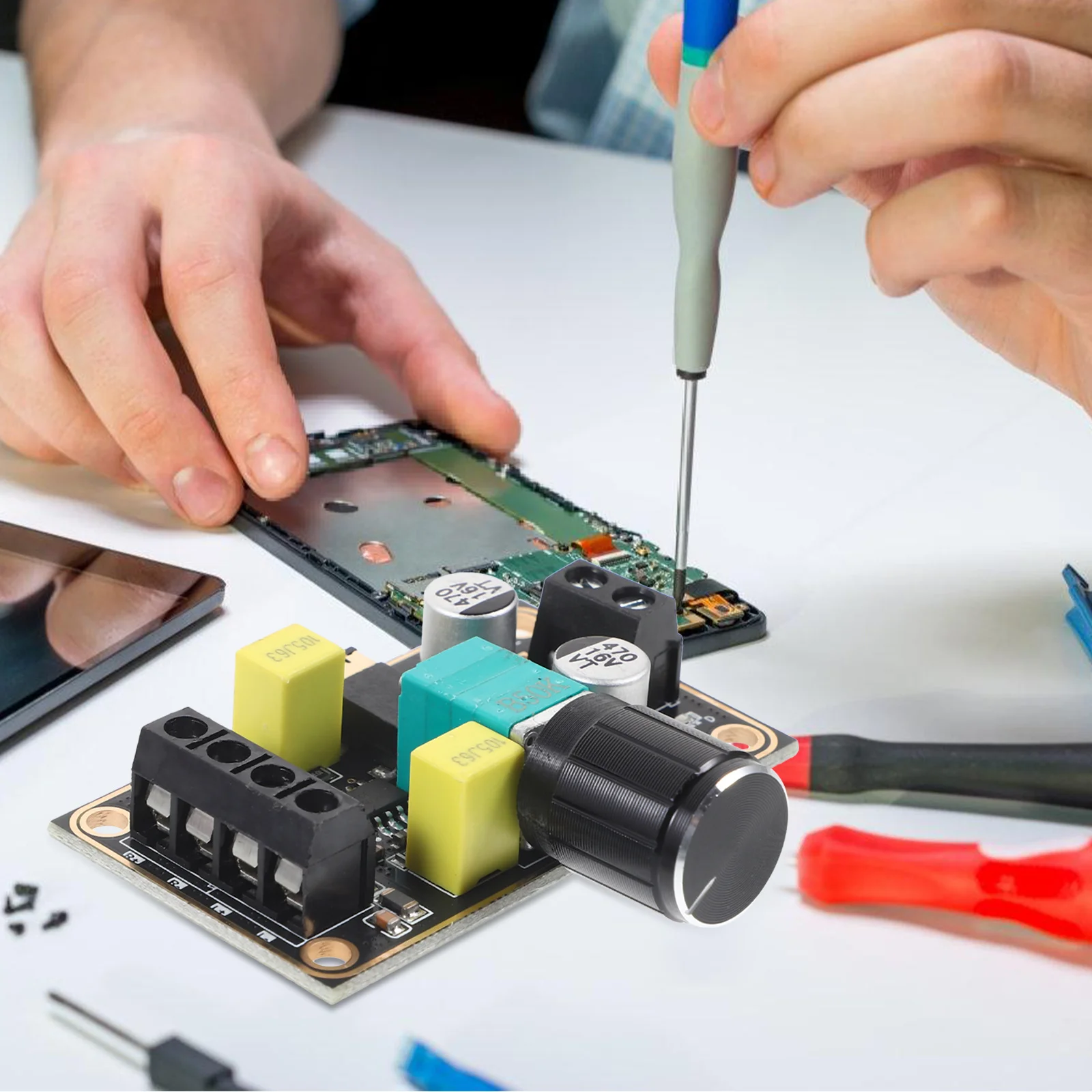 

Mini Audio Amplifier Board Stereo Module DIY Small Speaker Power Amplifier Module Low Consumption Easy Install