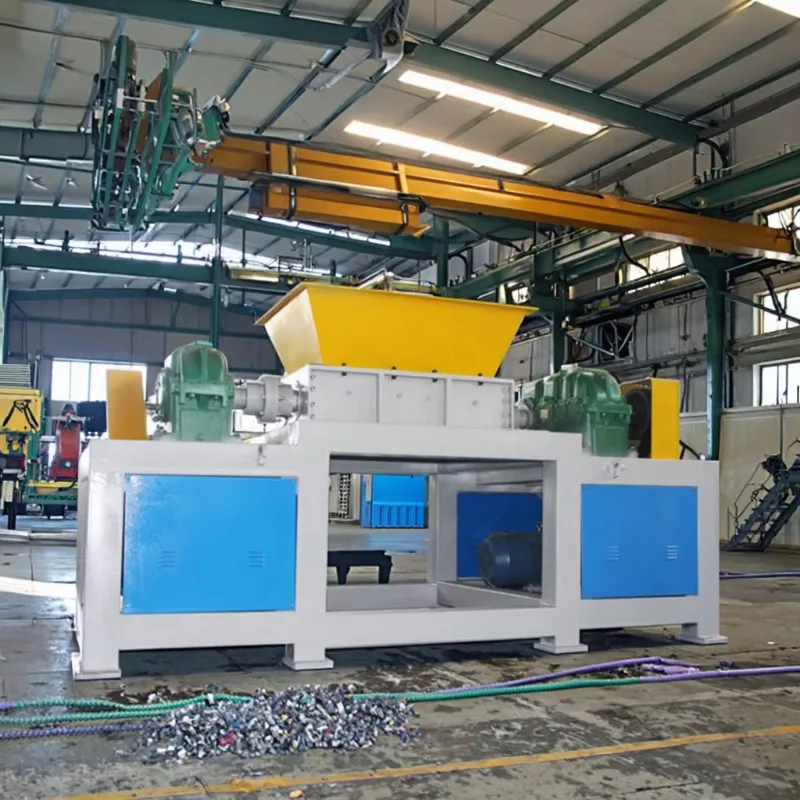 Electric Driven Plastic Shredder Stable Operation Crusher For Plastic Film Pipe Industrial Waste Plastic Treatment