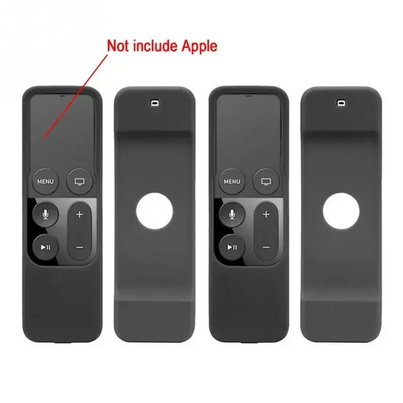 Renkli Silikon Apple TV 4 Uzaktan Kumanda Koruyucu Kılıf Kapak Cilt Su Geçirmez Toz Saklama Çantası Organizatör Ev Korumak