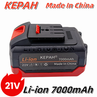 For Dayi 21V 7.0Ah Lithium-ion Rechargeable lpega Power tool Battery Suitable for Cordless Electric wrench, drill, saw etc