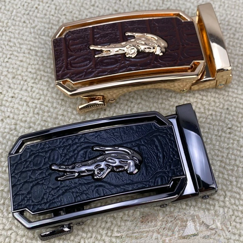 New Men\'s Zinc Alloy Automatic Belt Buckle Men Luxury Designer Buckle