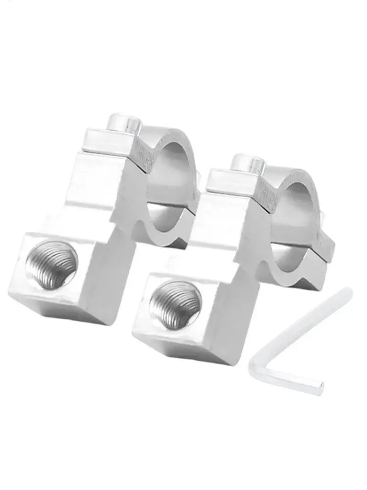 AliExpress NONE Motorcycle Mirror Mount 2PCS Aluminum Alloy Universal Bracket 8/10mm Handlebar Rearview Holder For Cycling Commuting Riding