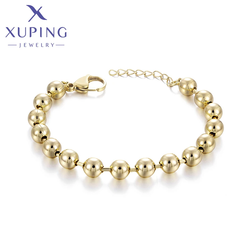 Biżuteria Xuping New Arrival stop miedzi w stylu europejskim moda popularna damska bransoletka złoty kolor X 000973571