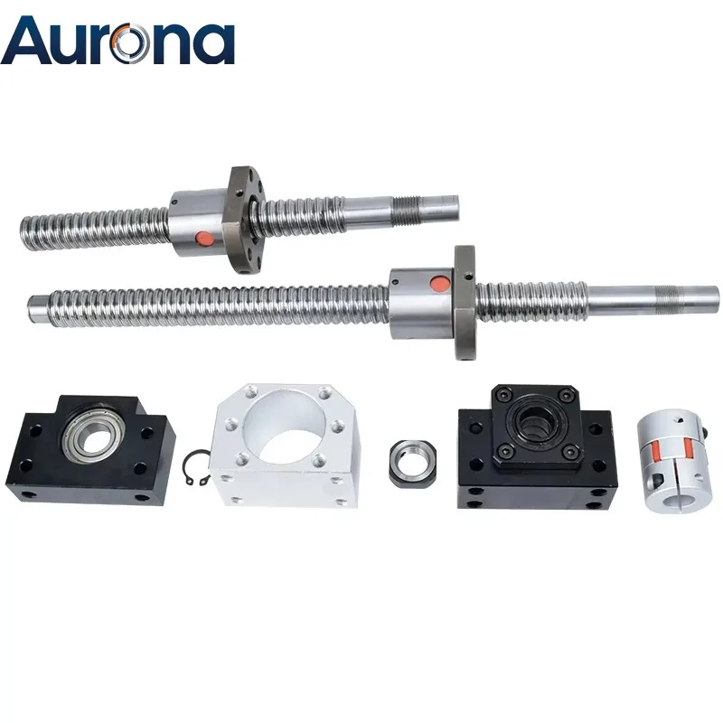 【Spare】Lead Screw Rotation Nut Guide Rails Slide Module Ball Screw CNC Linear Guide Bearing Ground Ball Screw Rod With Nut And C