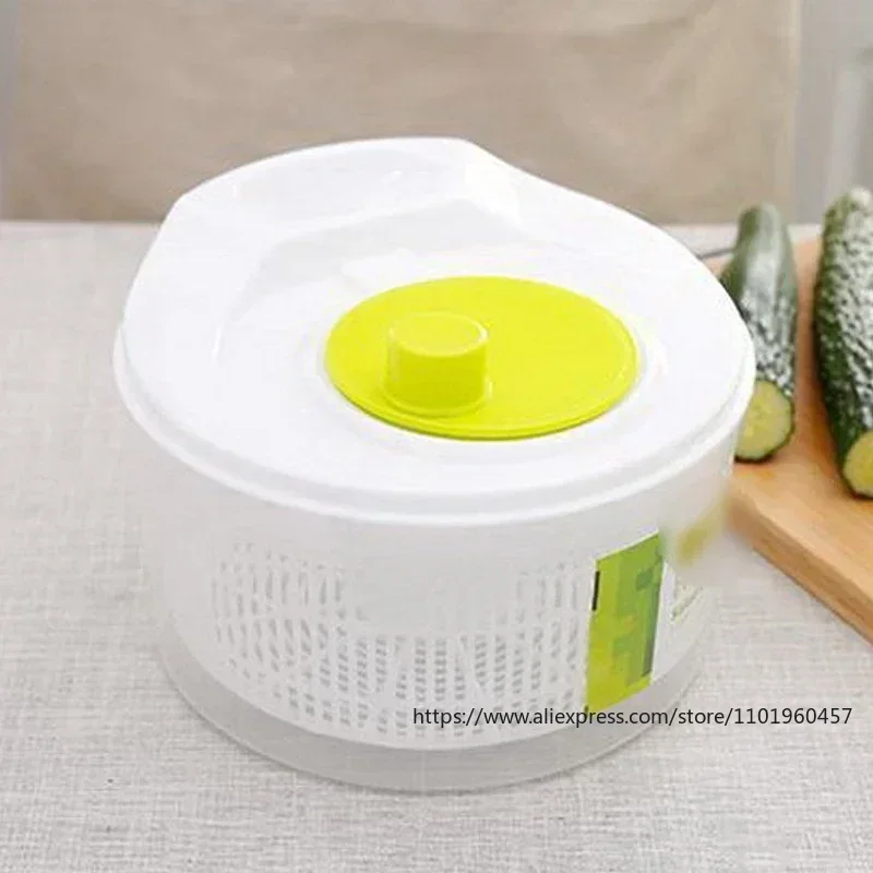 

Vegetable Salad Dehydrator Spin Dryer Household Manual Fruit Drying Basket Spinner Sink Strainer Flour Sifter Kitchen Tools