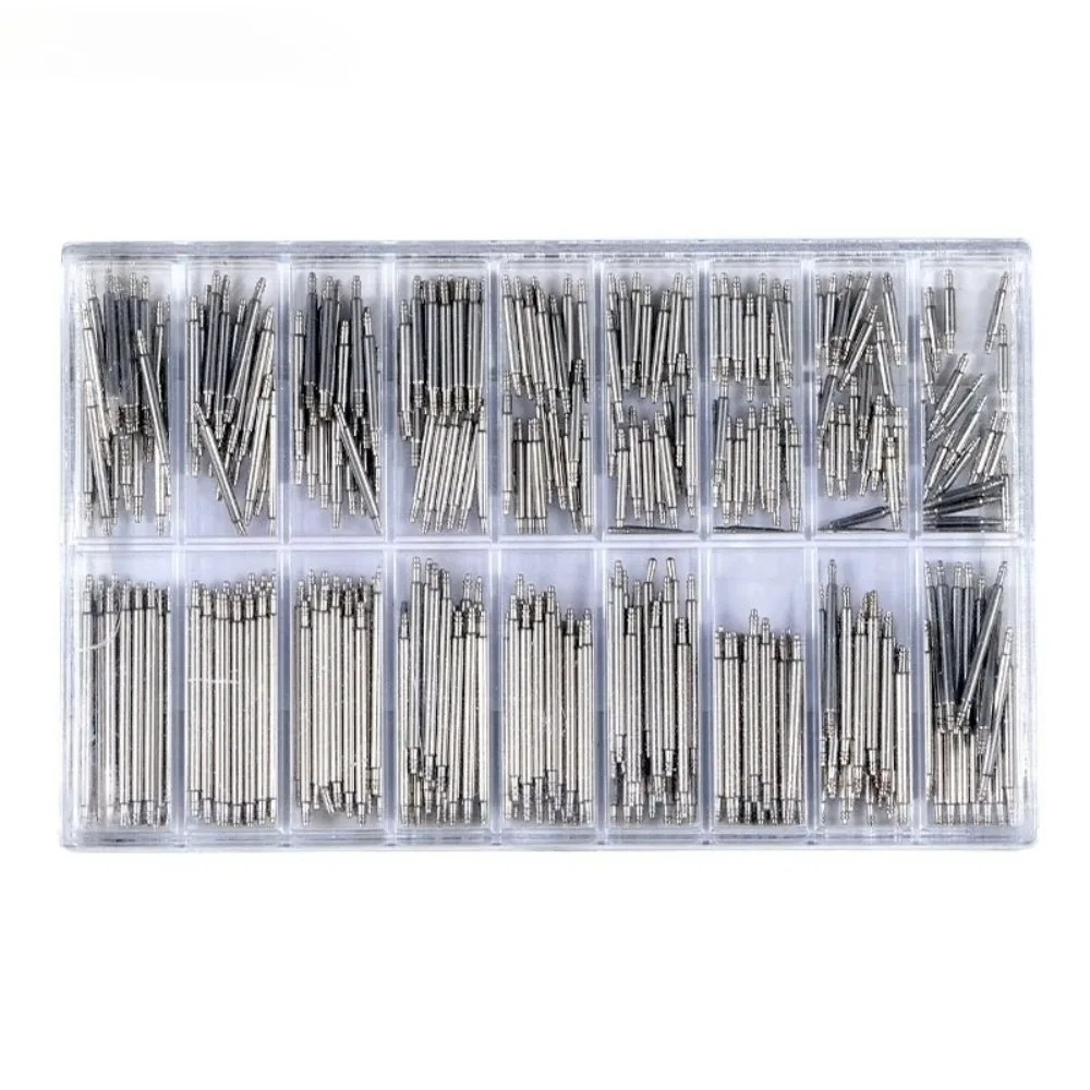 360pcs/set Dia 1.5mm/1.8mm Strainless Steel Spring Bars Length 8mm- 25mm Watchband Strap Metal Link Pin Watch Repair Tools Pin image 4