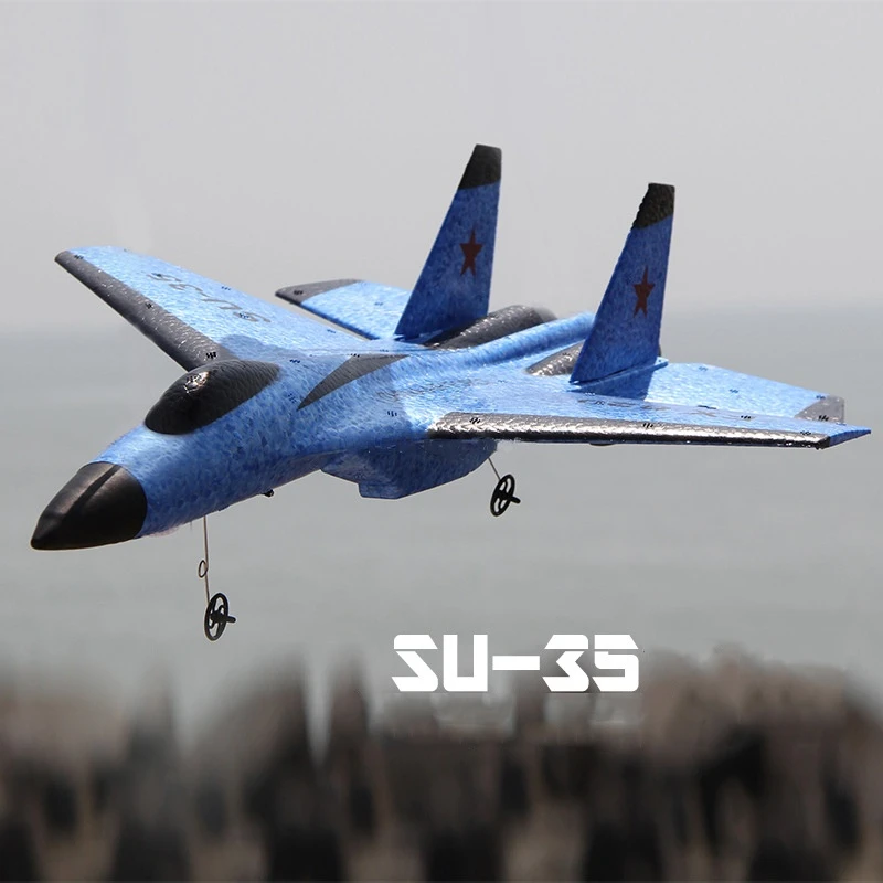 FX620 SU-35 RC Remote Control Airplane 2.4G Remote Control Fighter Hobby Plane Glider Airplane EPP Foam Toys RC Plane Kids Gift