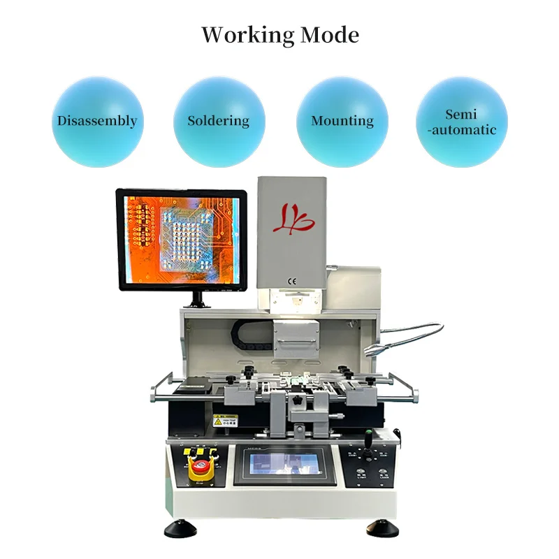 G700 Pro BGA Rework Station 3-zones optische uitlijn hete lucht soldeermachine voor chipreparatie