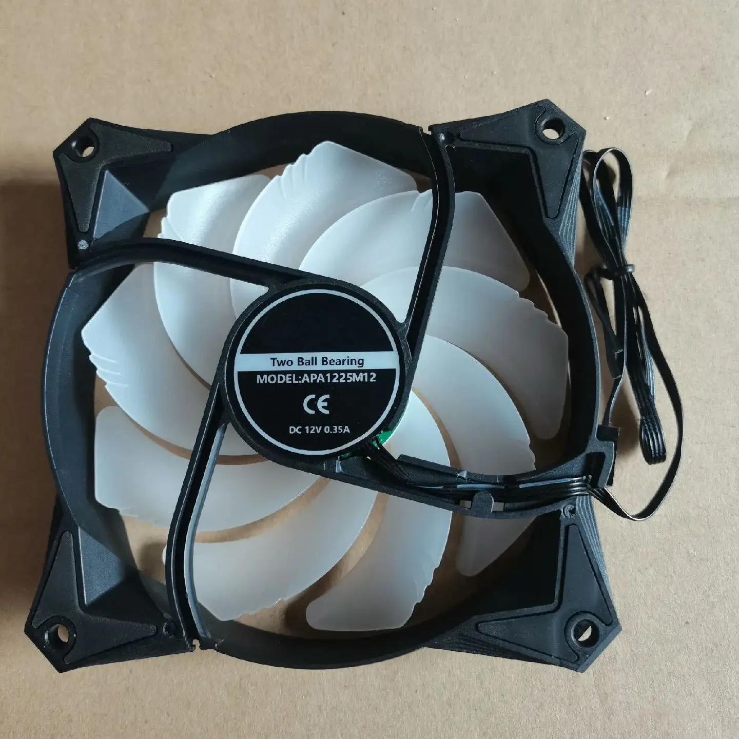 RGB APA1225M12 fan PWM range of 1500-2500 RPM FOR MSI MAG CORELIQUID 240R 360R whispering noise Frost integrated CPU Water fan