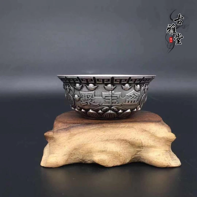 Antique Miscellaneous Items: Vintage Copper Bowl, Treasure Basin, Plate, Made in Xuan De Era of the Ming Dynasty, Small Bo