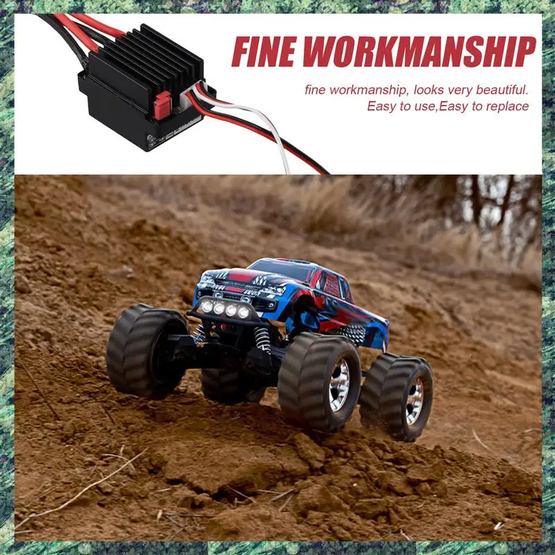 SCLS 320A ESC Gebürstet Vorwärts Rückwärts Elektrische Geschwindigkeit Controller Mit Bremse Wasserdichte Unterstützung 2-3S Batterie für RC Auto Boot