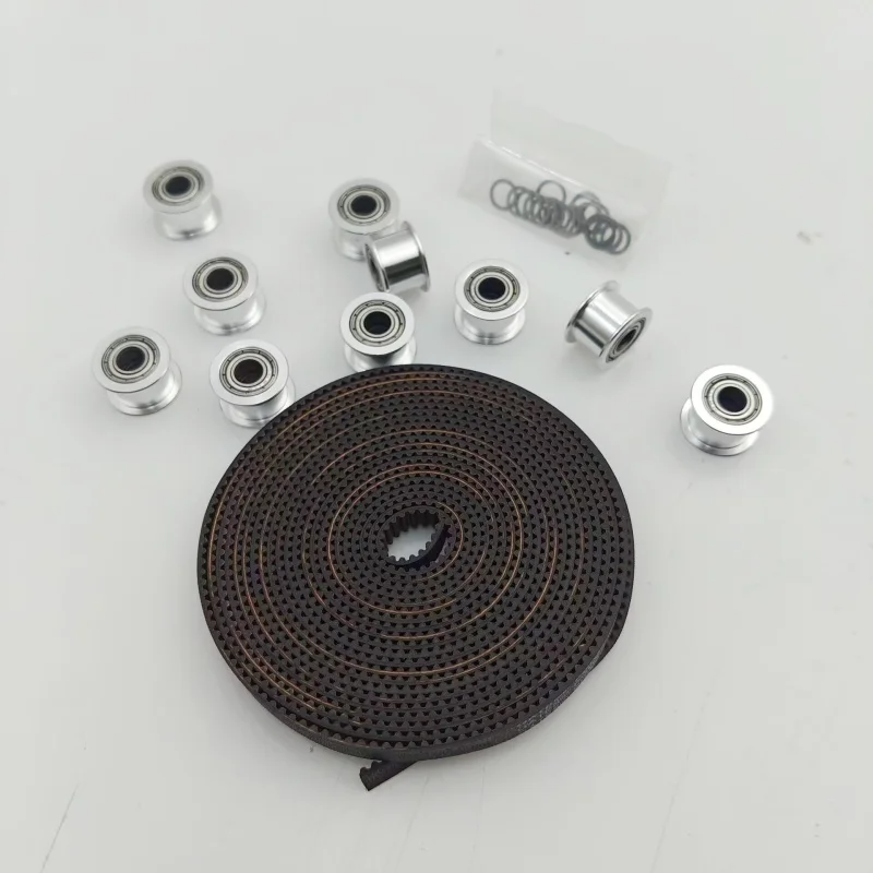 Funssor Bambulab P1P/P1S/X1C LL-2GT RF Open Synchronous Belt Kit 2GT Idler Pulley Bore 5mm