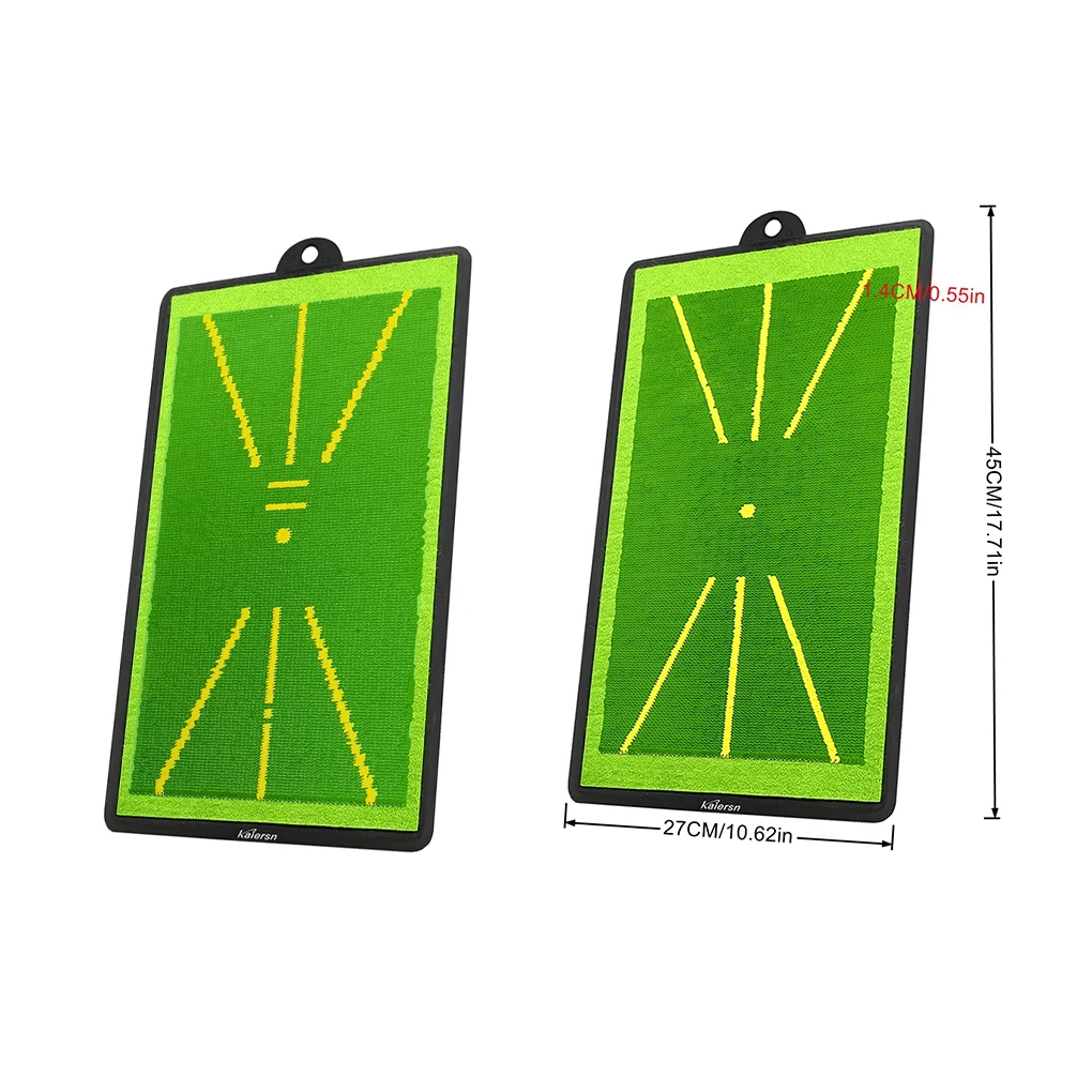 Golftrainingsmat Swing Direction Analyse Pads Gereedschap Binnentype