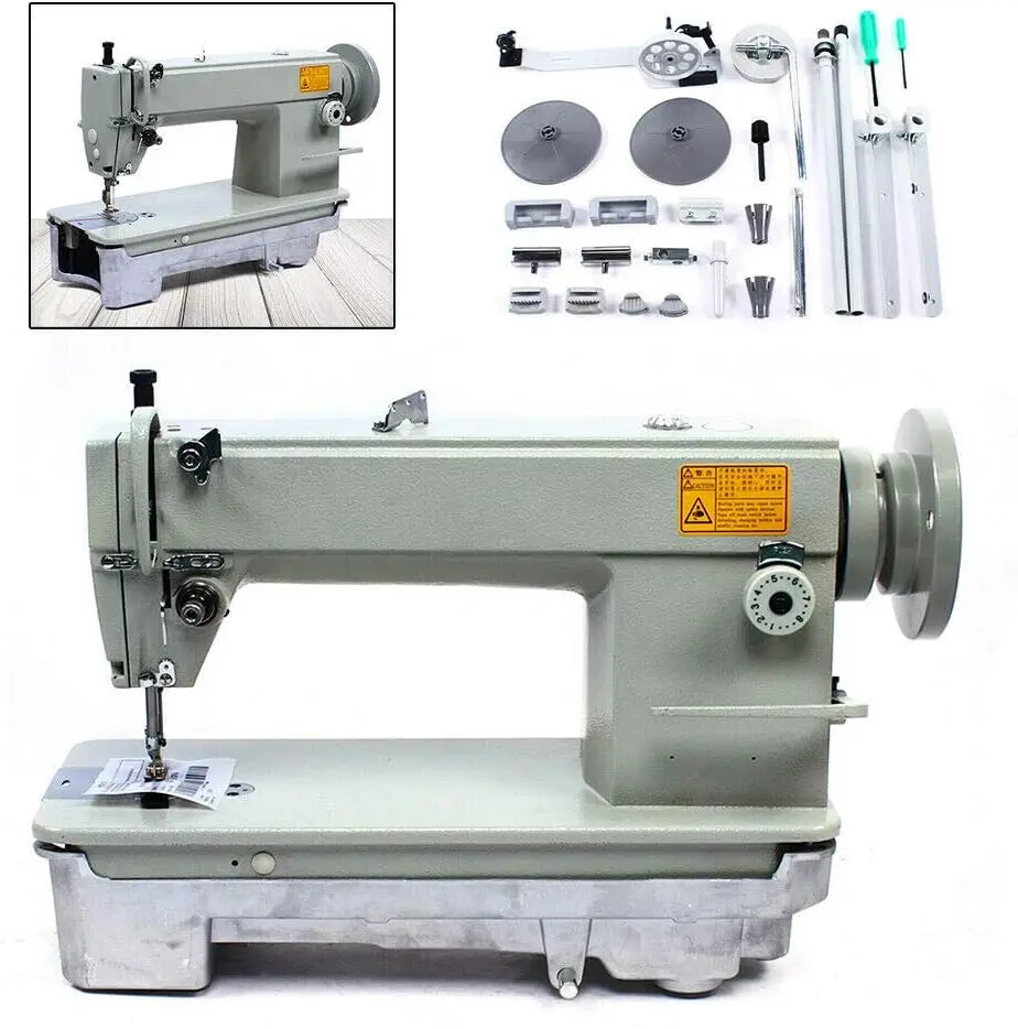 Thick Material Leather Tools Setindustrial Straight Stitch Sewing Machine Leather Sewing Machine Crafting Mending Machine