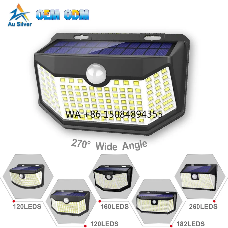 

AuSilver Waterproof Outdoor LED Solar Garden Lights with Motion Sensor Solar Lighting Best Solar Lights for the Garden