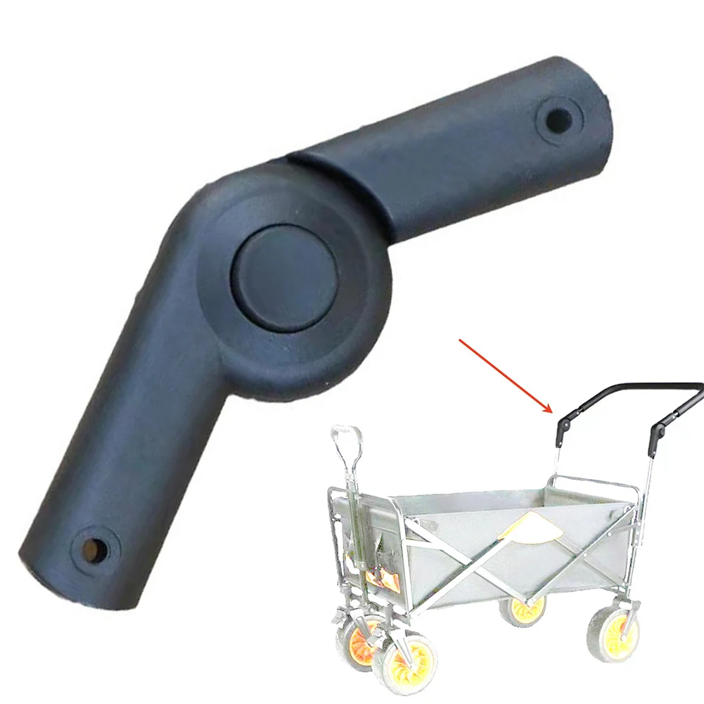 1PC Camping Wagon Cart Handle Joint 22mm ID 210 Degree Bend Plastic Push Rod Connector For Outdoor Folding Trolley Replacement