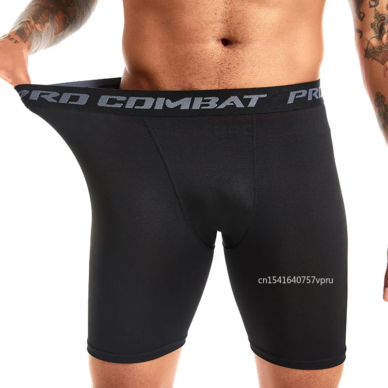 Shorts de compression à séchage rapide pour hommes, shorts de sport, sous-vêtements, collants, pantalons de survêtement, boxers de fitness