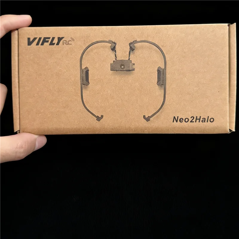 Vifly Neo2halo LED Light Strip for DJI Neo2 FPV Drone, 37g, 80 LEDs, 200mAh*2, Type-C Charging, 60min Runtime
