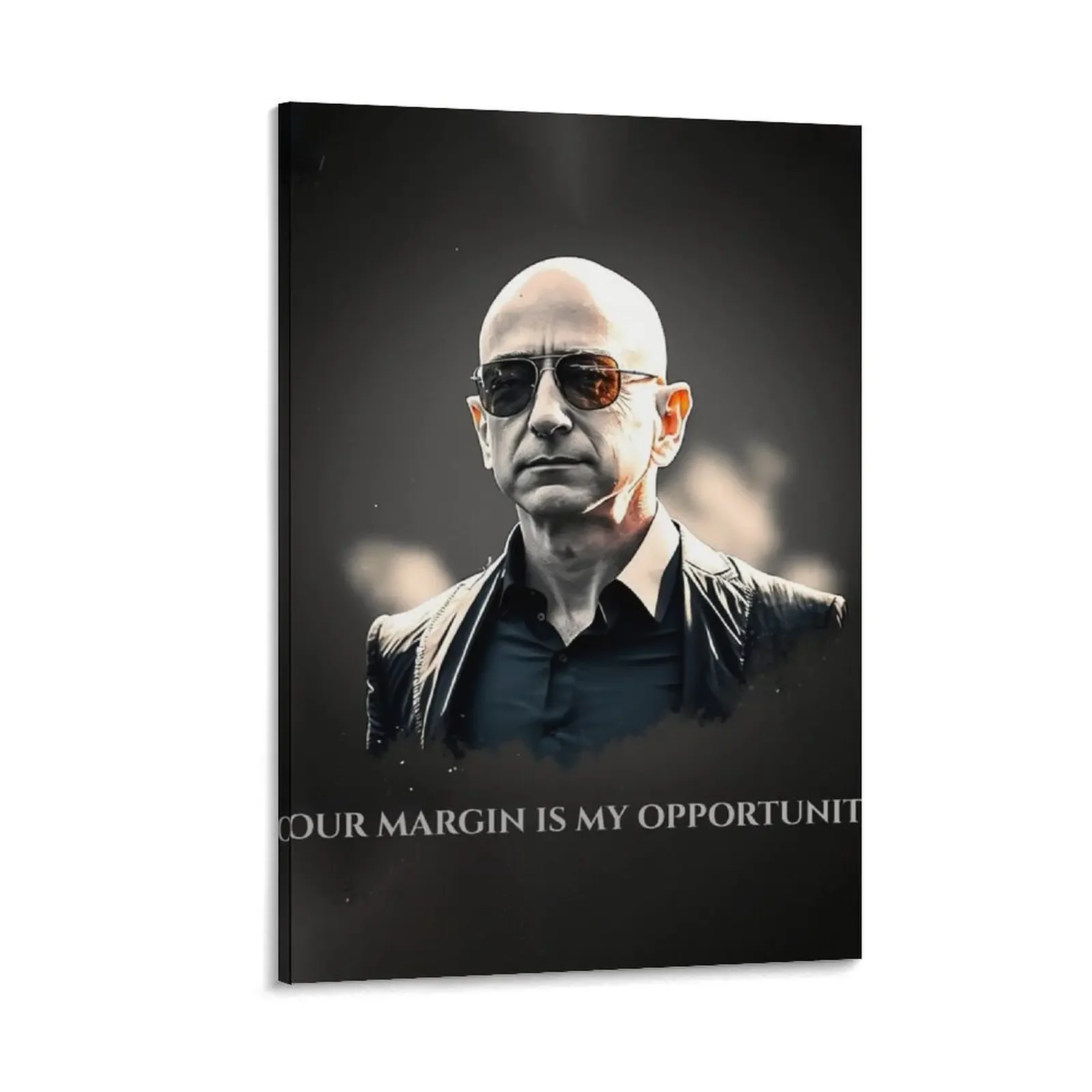 

Jeff Bezos - Your Margin Is My Opportunity Canvas Painting nordic home decor house decoration decorative picture for living room