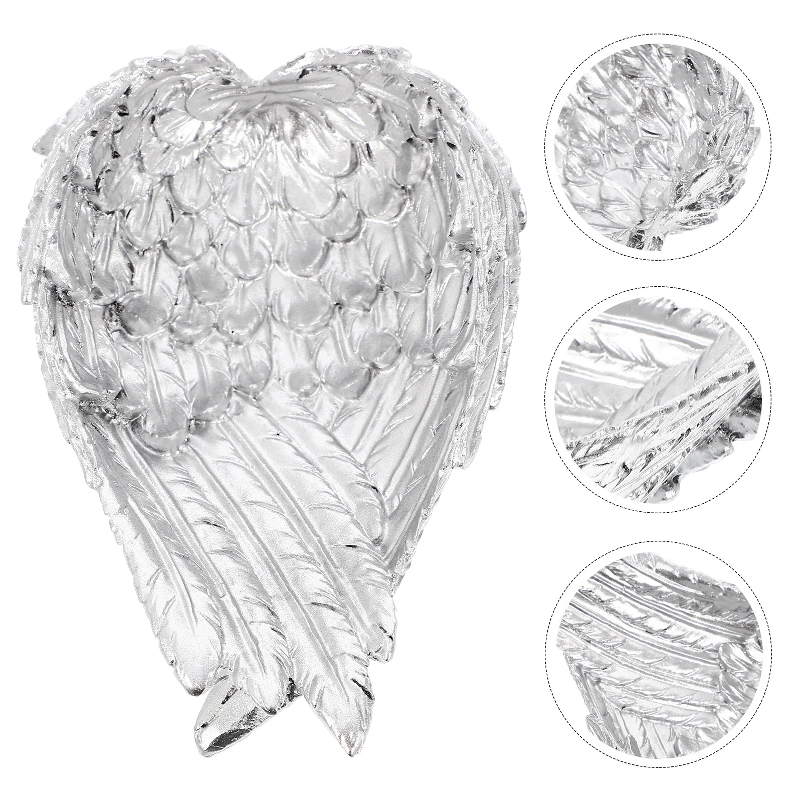 

Crystal Ball Stand Resin Wing Shape Decorative Base Desktop Display Holder Elegant Sphere Holder for Home Decoration