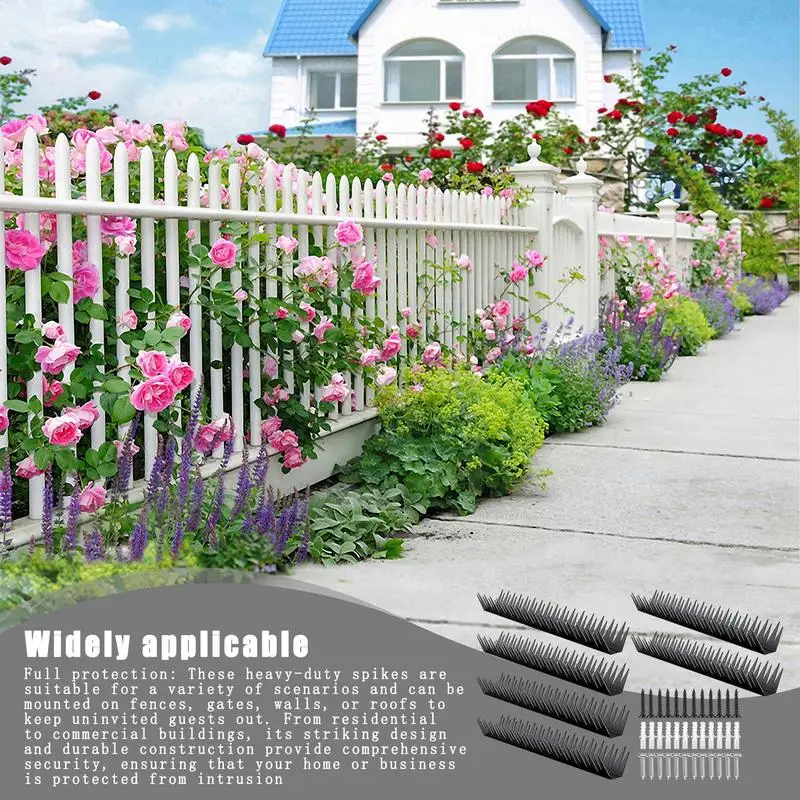 

Шипы против лазания, полоски для защиты белки и голубя, шипы для уличных животных для наружных заборов, ворот, стен, крышков, чтобы сохранить животные Awa