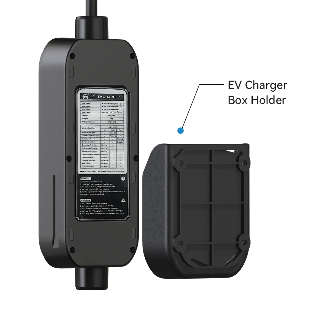 Khons 7kW Type2 EV Charger 32A Portable EVSE Wallbox EV Charging Station with APP Control 5m Cable for Electric Vehicle Car view 3