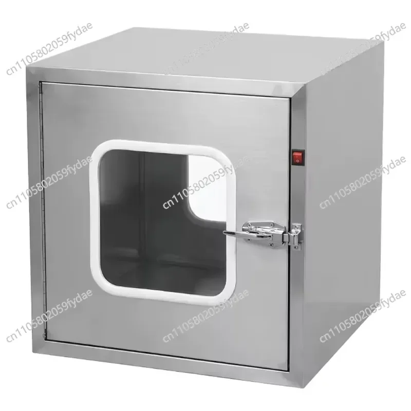 Stainless Steel Double Door Interlocking Transfer Window for Item Transfer