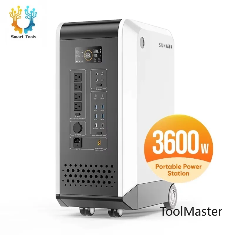 【2026】Sunark Portable Solar Atmospheric Water Generator Station 3600W Portable Power Bank Solar Generator for House