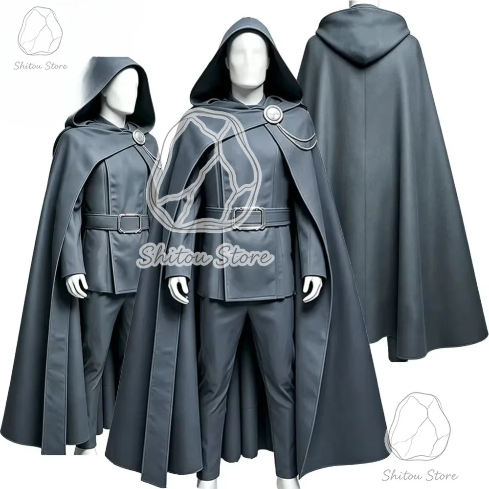 Disfraz de Doom de Dr. Doom, película de Doom, para juegos de rol, capa con capucha, abrigo, pantalones, conjunto completo de ropa para hombre, traje de Halloween y carnaval.