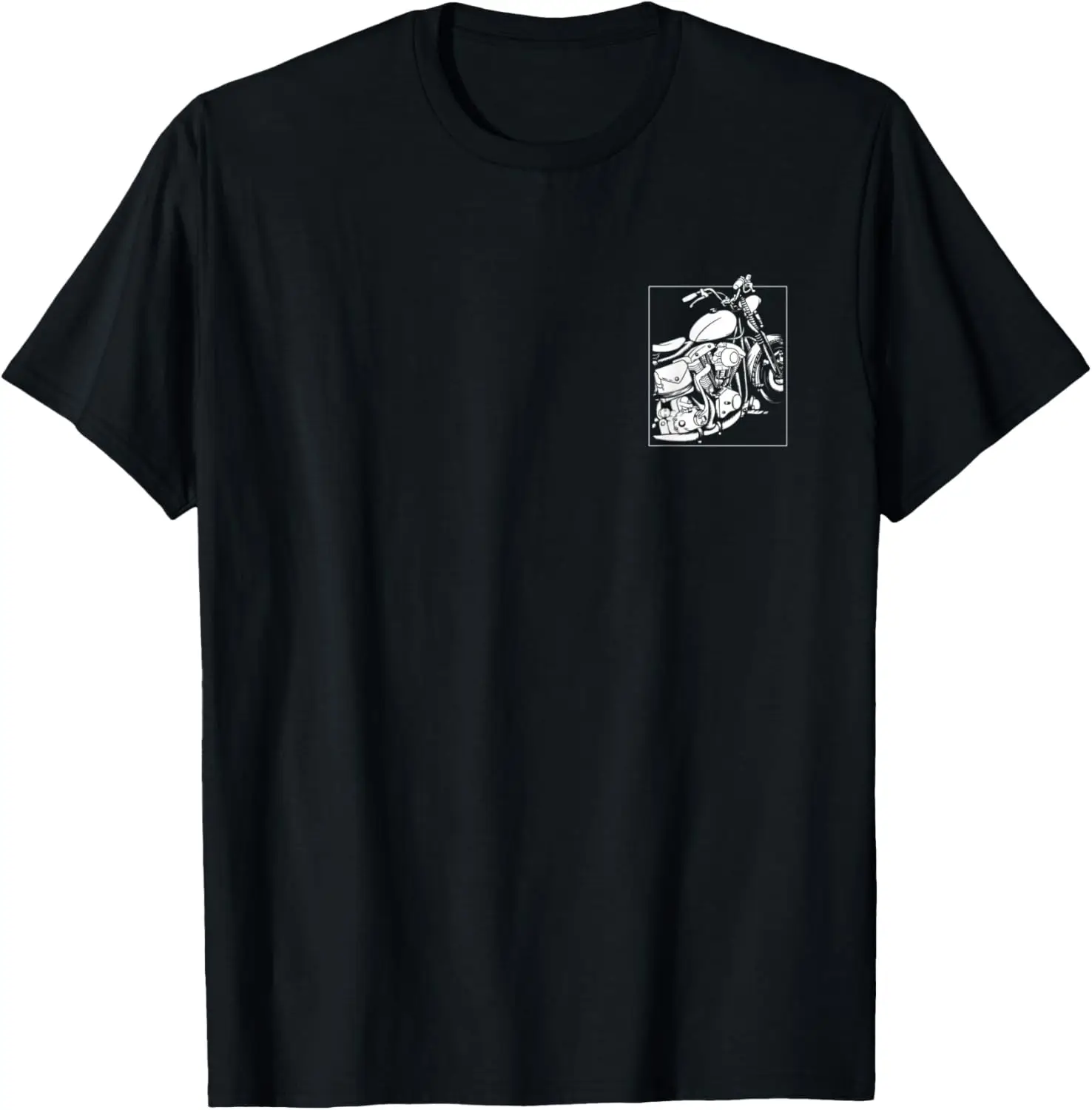 

Vintage Motorcycle Print Graphic T-Shirt - Vintage Motorcycle Print Graphic Tee- Unisex-Adults- Short Sleeve