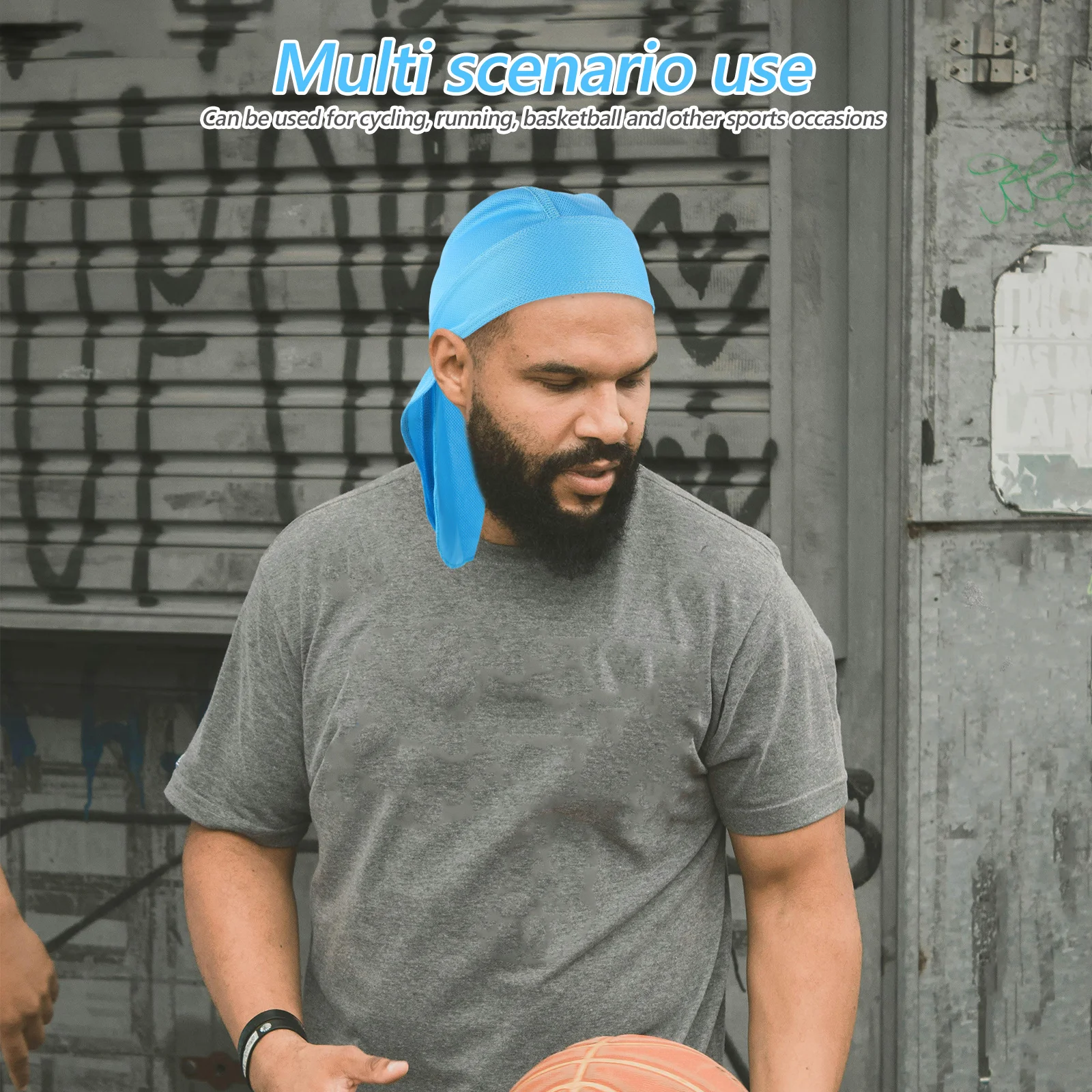 

Performance Headband for Men Sweat Absorbing Lightweight Comfortable Fit for Running Cycling Tennis Sports Outdoor Exercise