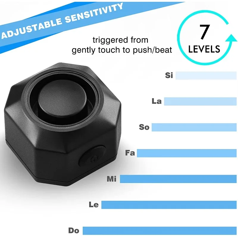 110 дБ беспроводной дистанционный датчик вибрации сигнализация IP65 противоугонная охранная сигнализация двери и окна велосипед мотоцикл